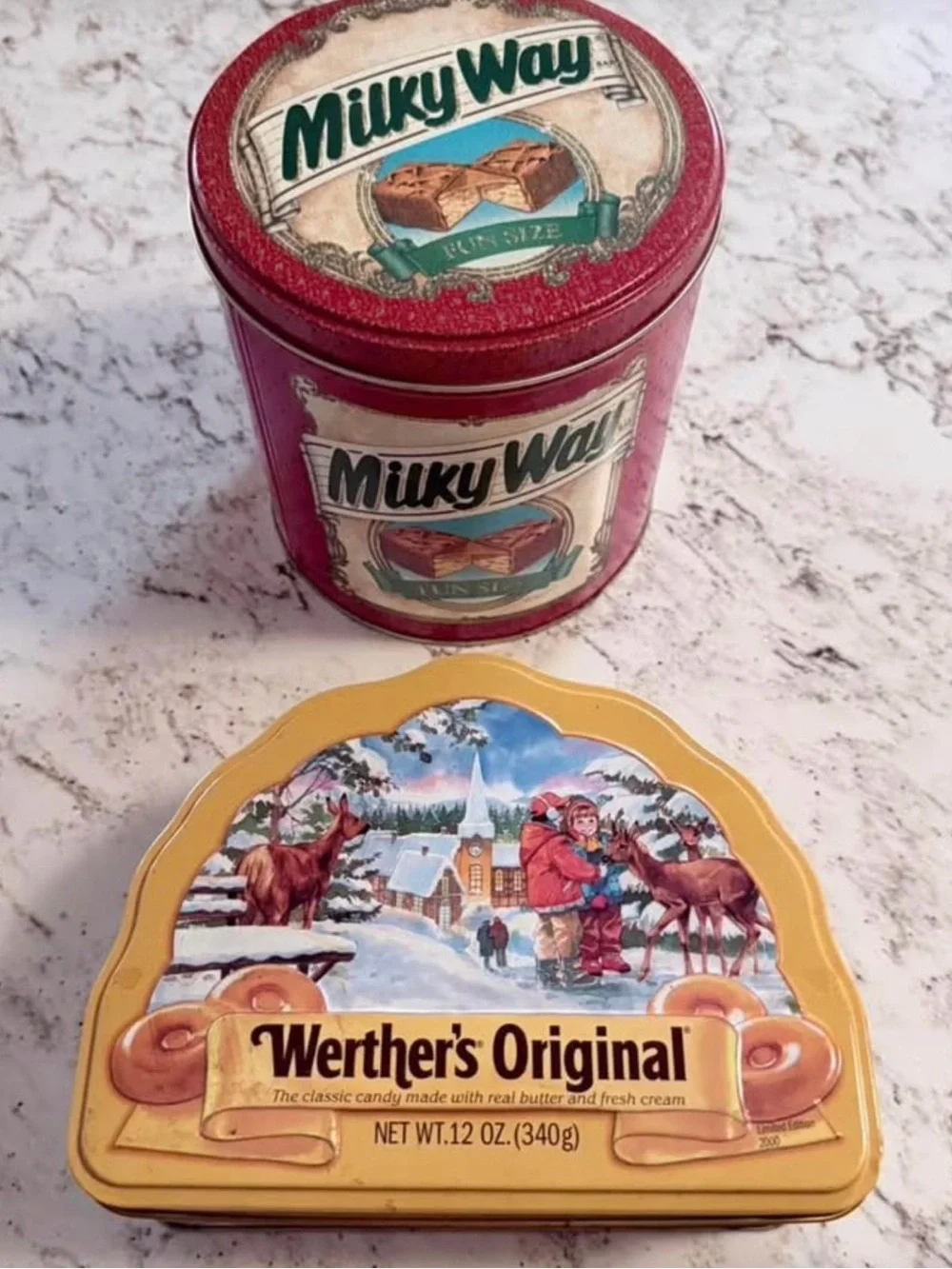Vintage Christmas Holiday Keepsake Tins. Lot of 5 (1989-2000)